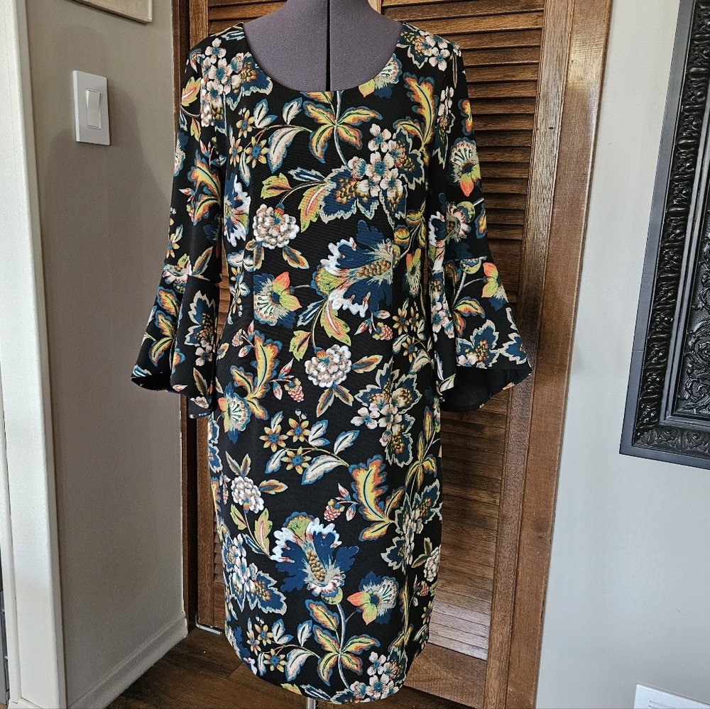 So Pretty, Winter Floral Dress.